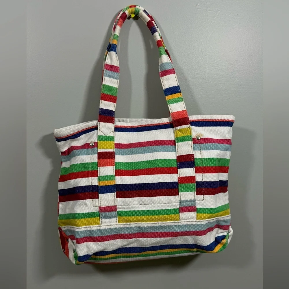 J. Crew Multicolor Striped Tote Bag - Picture 2 of 9